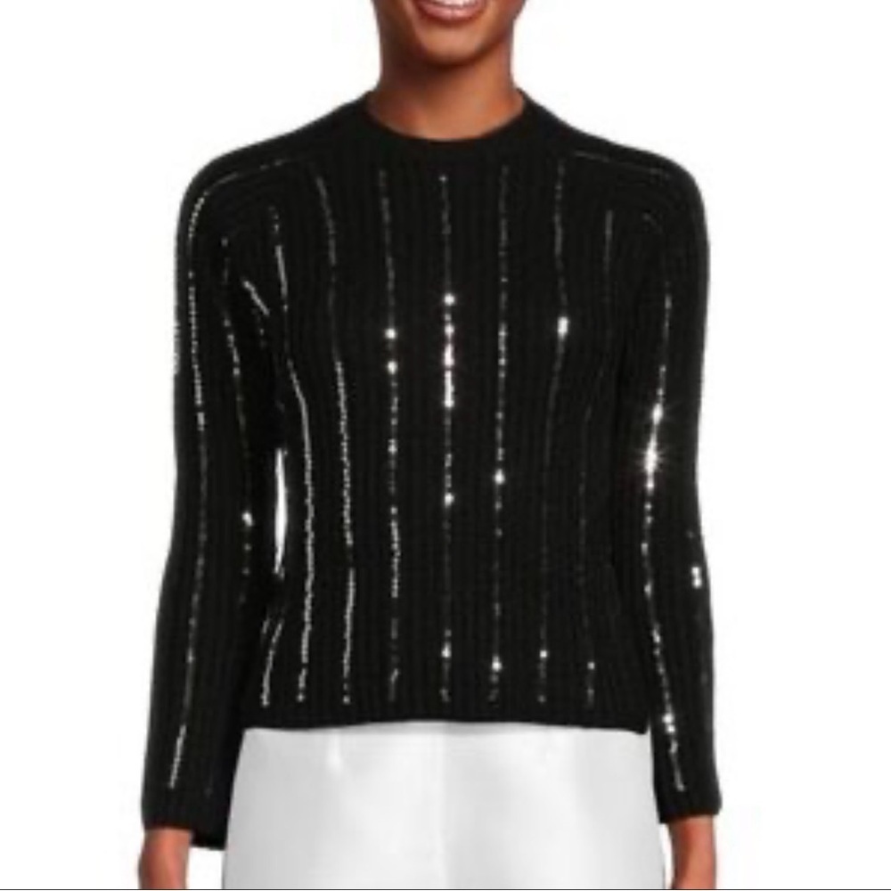 Nanette Lepore Black Knit Sweater